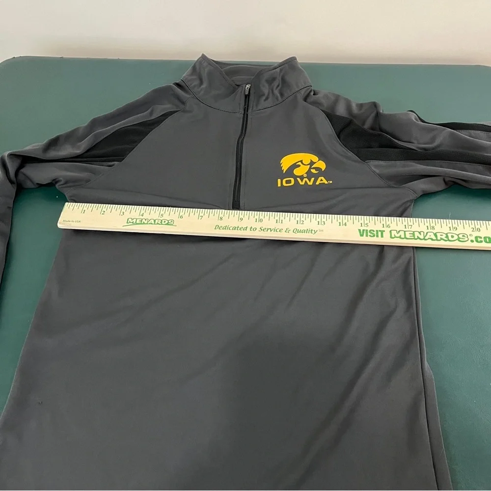 Iowa Hawkeyes Pullover 1/4 Zip Womens Small Gray NCAA Athletic (78) - Picture 5 of 9